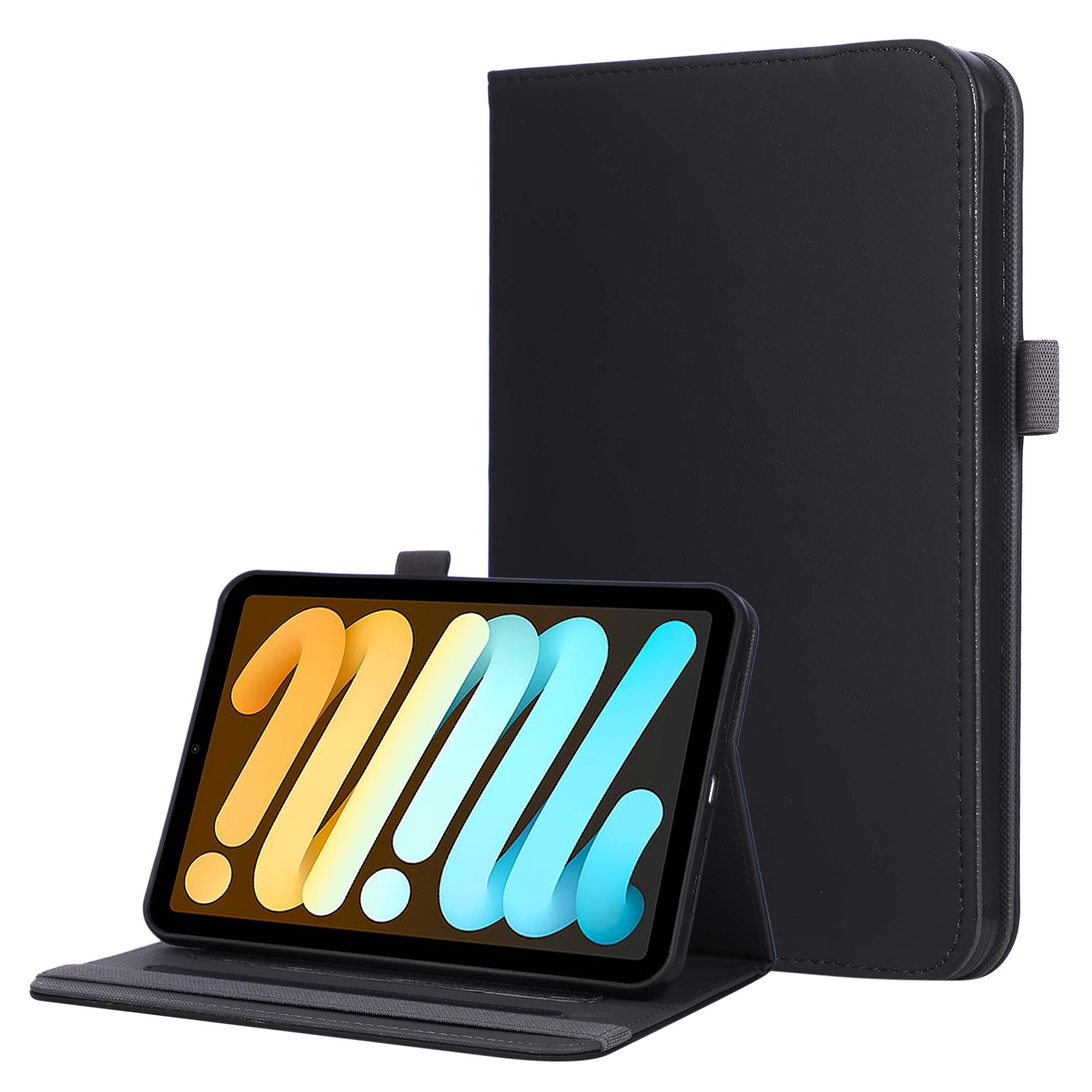 Flip Stand Case For iPad Mini 6 / Mini (A17 Pro) 8.3 inch Portable w Hand Strap