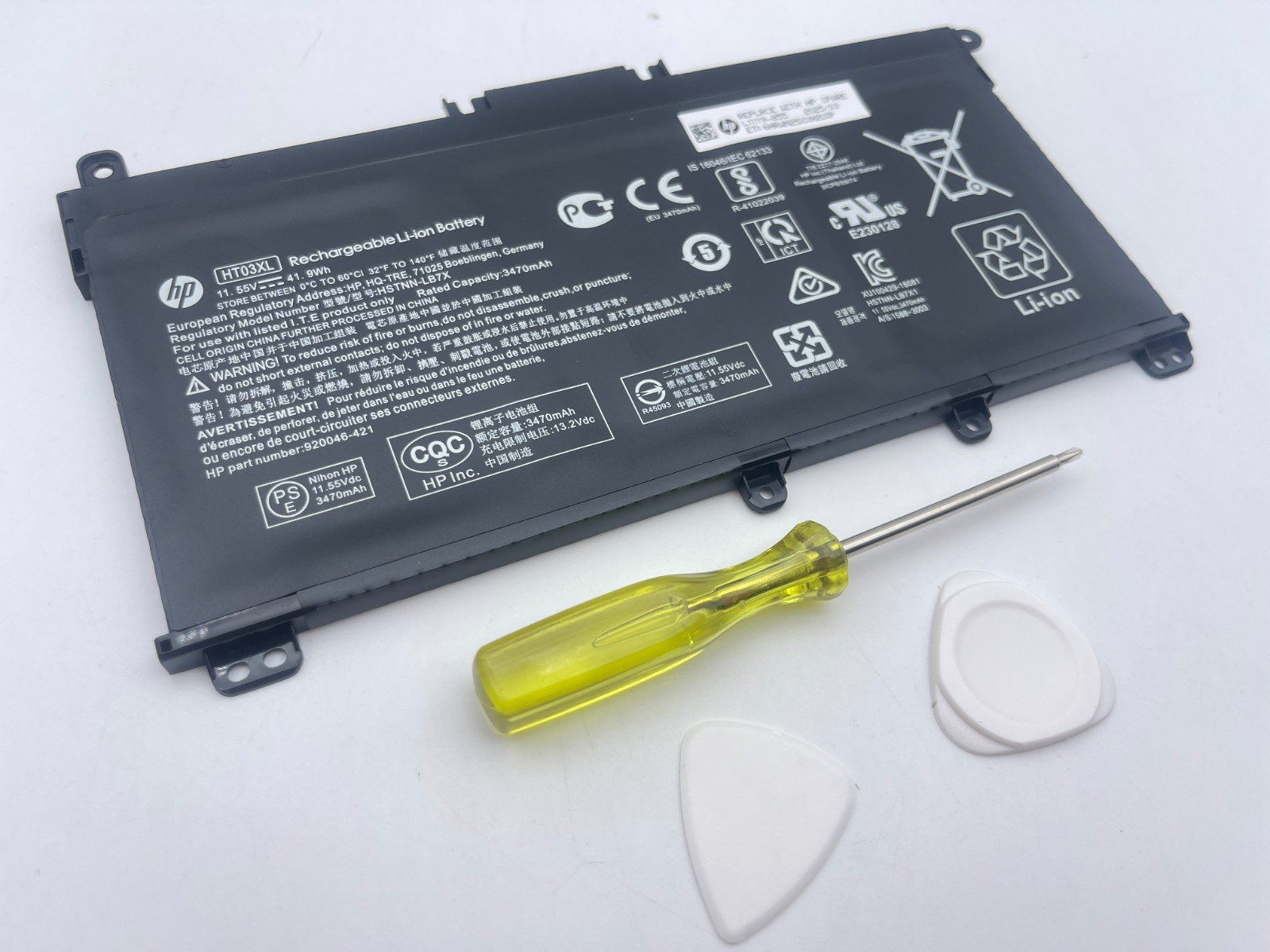 OEM Genuine 41.9WH HT03XL Battery for HP Pavilion 15-CR0000 15-DA0000 L1119-855