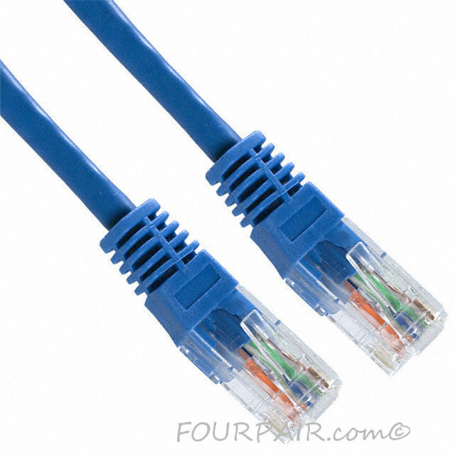 25ft – CAT6A Ethernet Network LAN Router Patch Cable Cord Wire 550 MHz RJ45 Blue