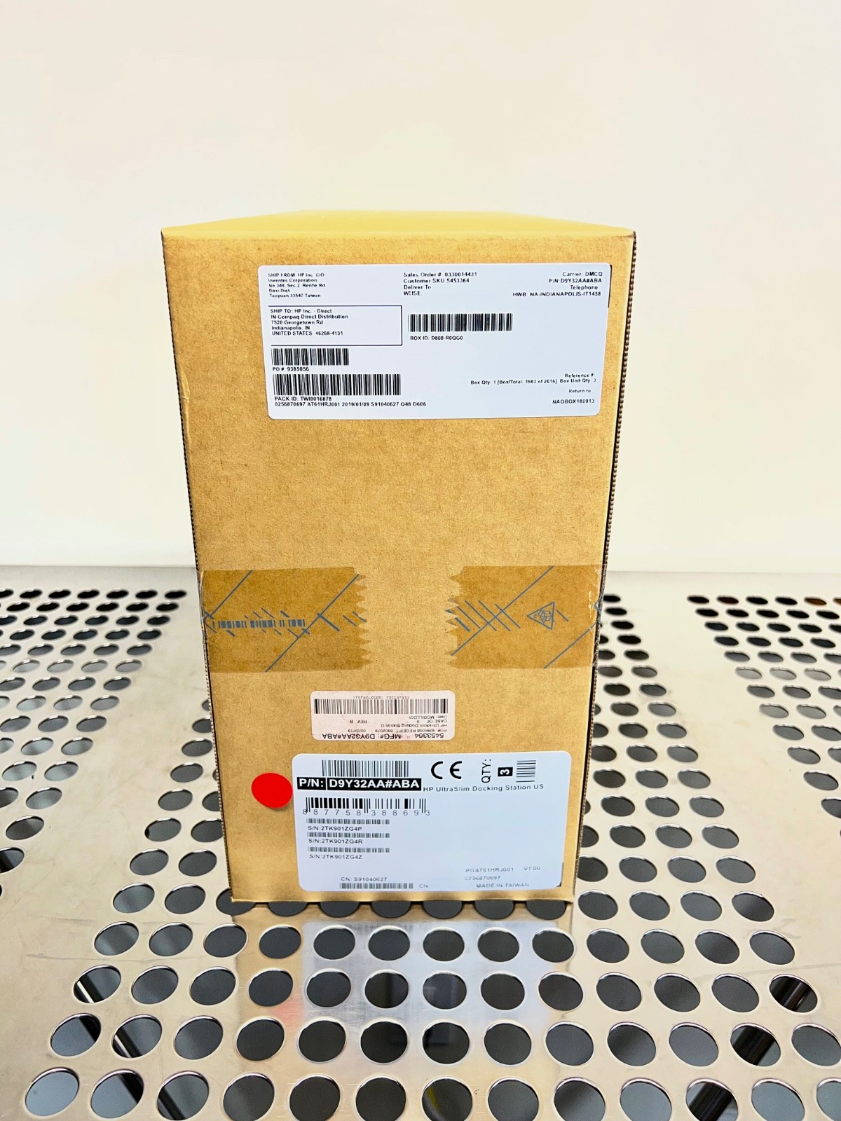 New! LOT of 3 Genuine HP UltraSlim Docking Station Factory Sealed 3-Pack D9Y32AA