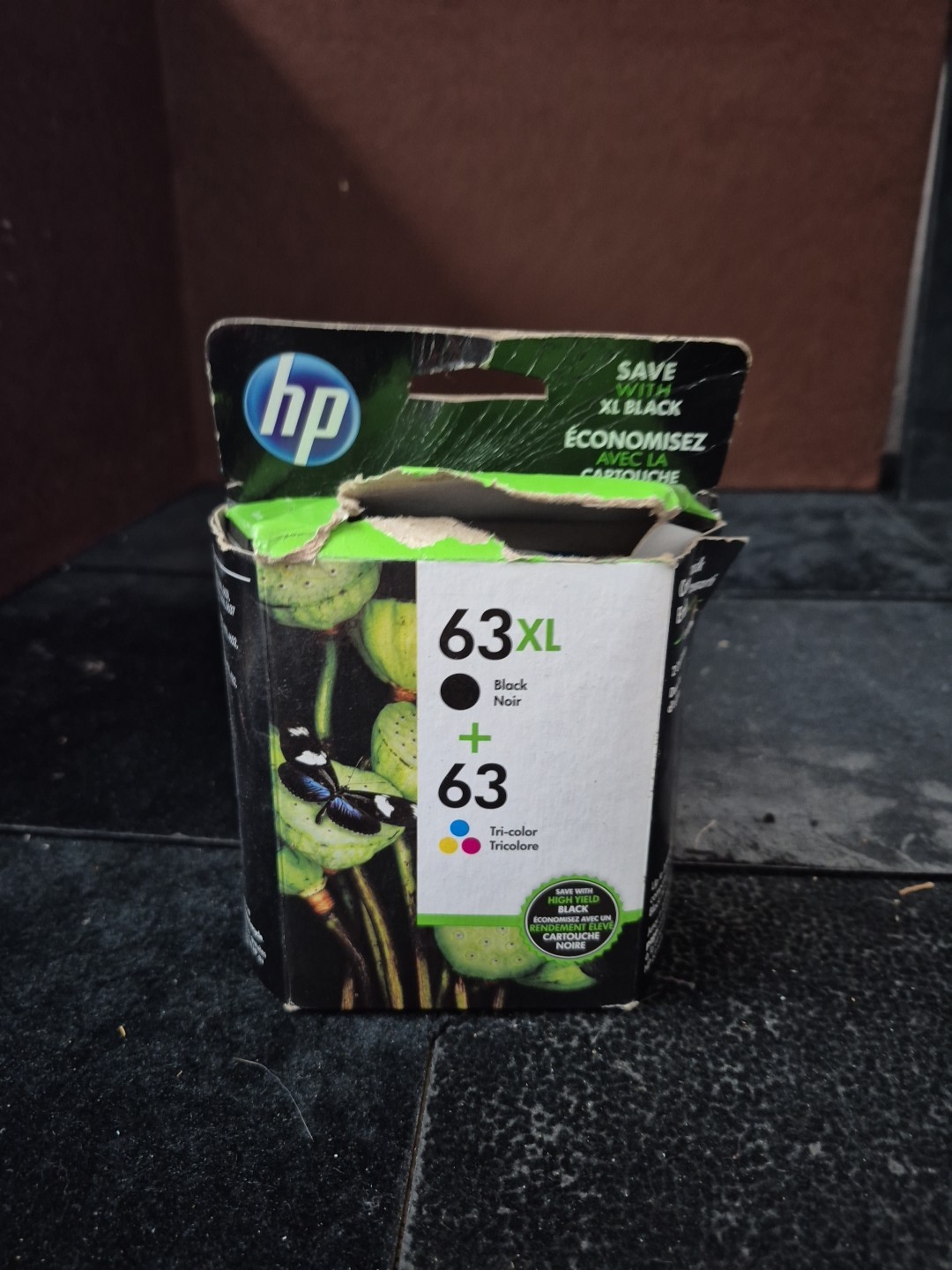 2021 Genuine HP 63XL Black + 63 Color Ink Cartridge Combo Pack L0R48AN OEM Seal