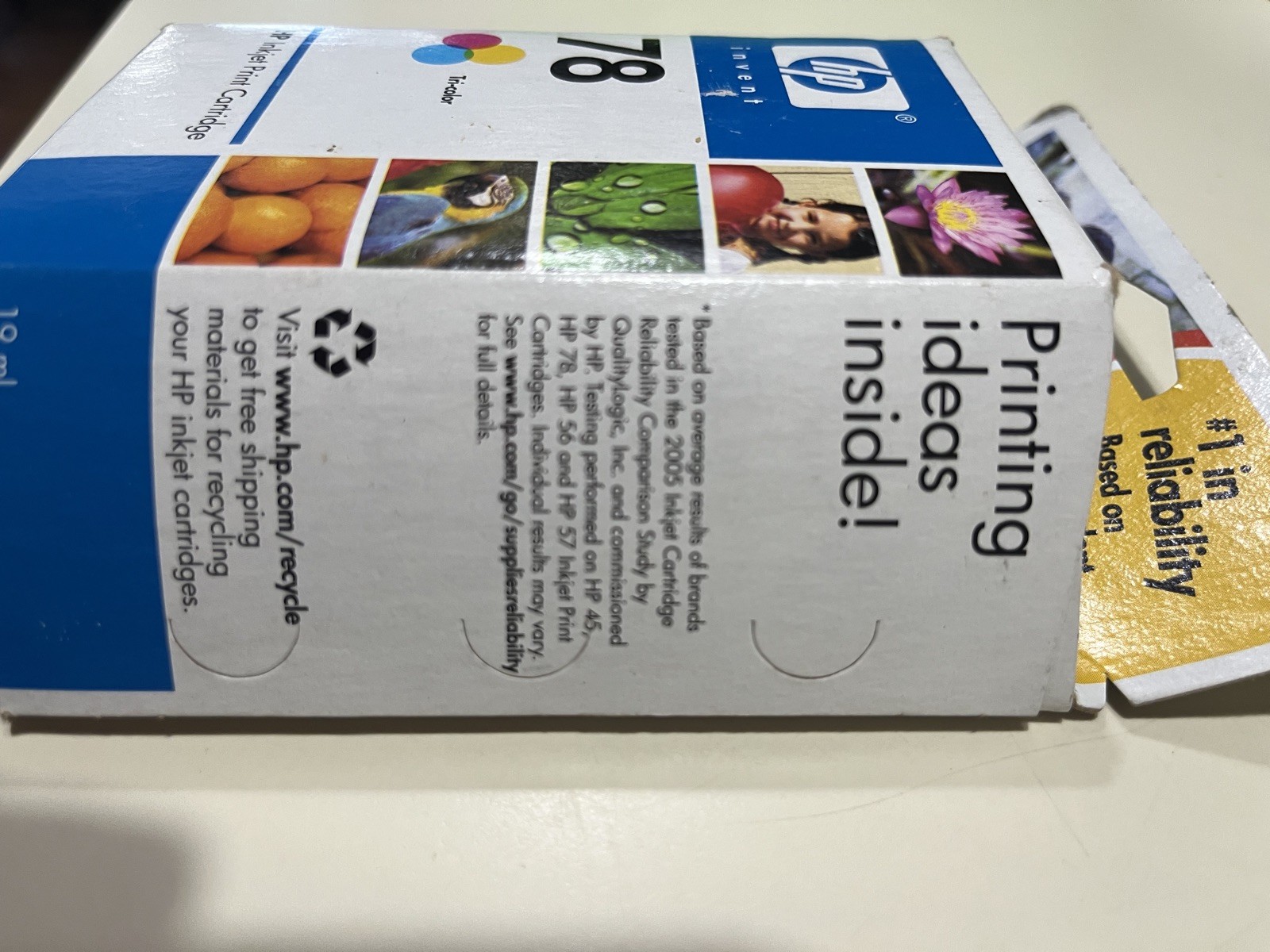 HP 78 Original Ink Cartridge C6578DA New with Box Tri-color One Size