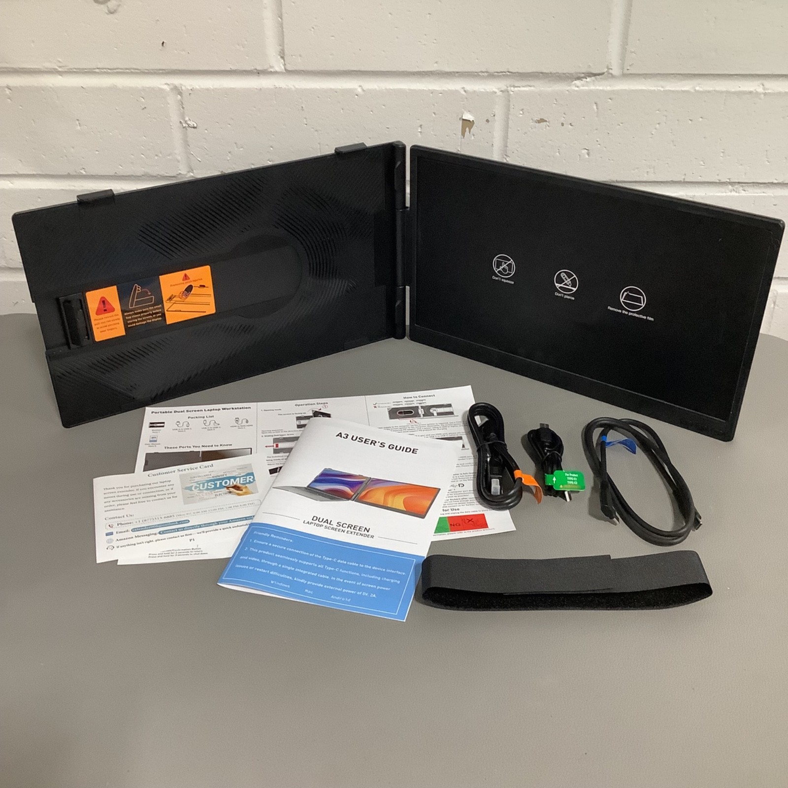 Screnex A3 Laptop Screen Extender- Dual Screen Attachment