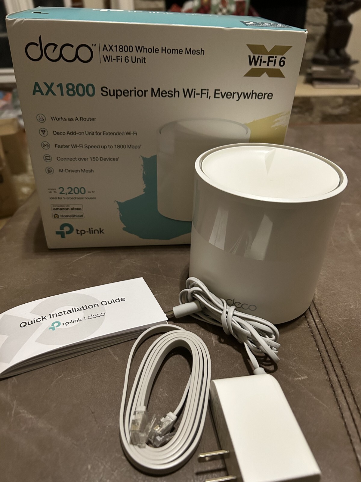TP Link 246155 TP-LINK NT Deco X20 1-pack Ax1800 Whole Home Mesh Wi-fi 6 Unit