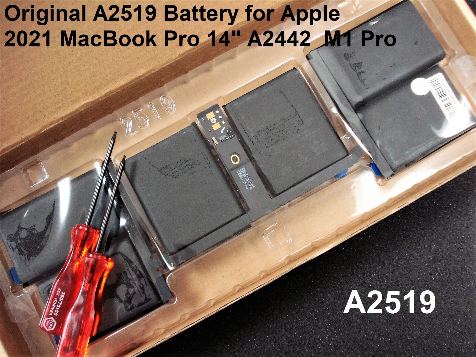 NEW OEM A2519 Battery For 2021 Apple MacBook Pro 14″ A2442 M1 Pro MKGR3LL/A