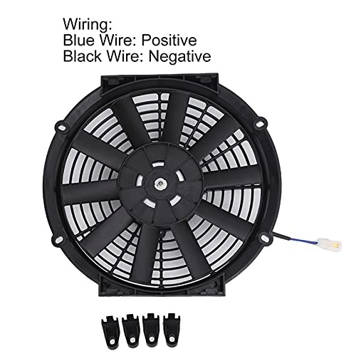 10 Inch Universal Electric Radiator Cooling Fan 24V Slim 80W | High-
