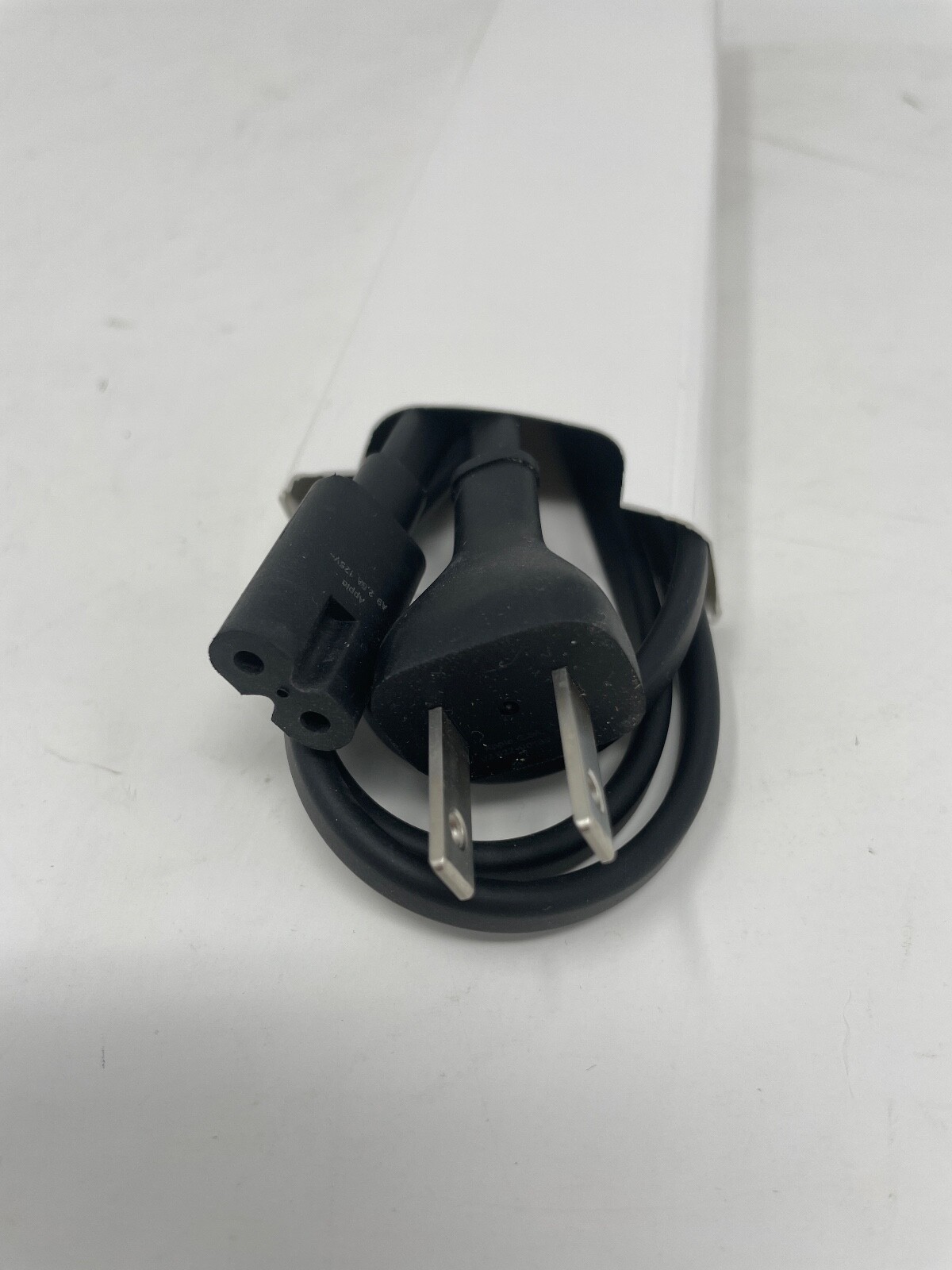 Genuine OEM Apple TV Power Cable 2018 Gray Mac Mini – Black 2-Prong Brand New