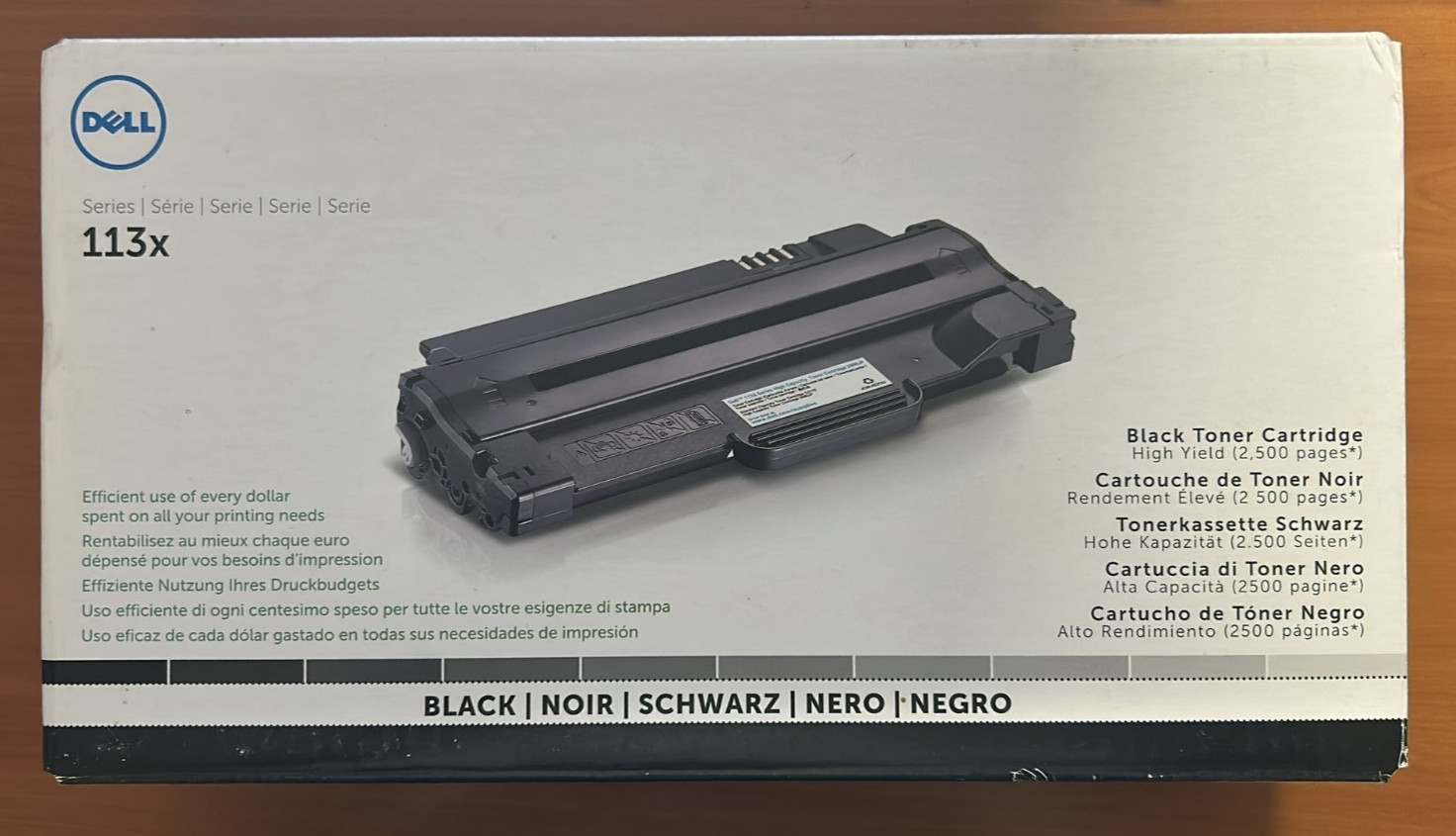 DELL 2MMJP 593-10961 7JGH3 7H53W Toner Black for 1130 1130n 1133 1135n