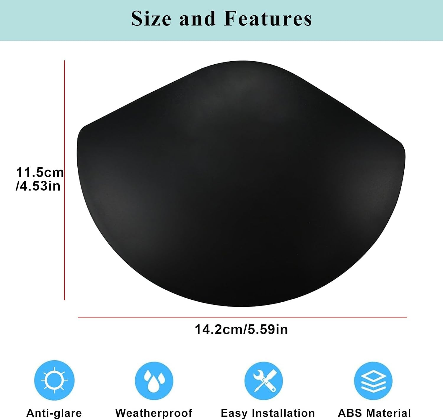 UV Resistant Camera Protector Shield for Ring Outdoor Cam Plus – Easy Fit