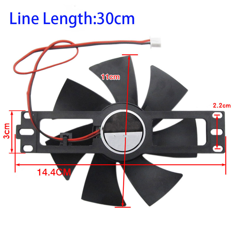 1/2/4/6x Case Cooling Fan DC 12V/18V 0.20A 110mm for Induction cooker repair