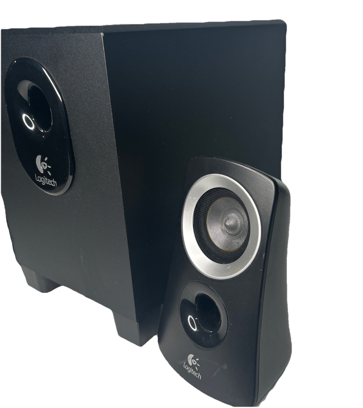 Logitech Z313 Speaker System & Subwoofer Tested And Working Well.