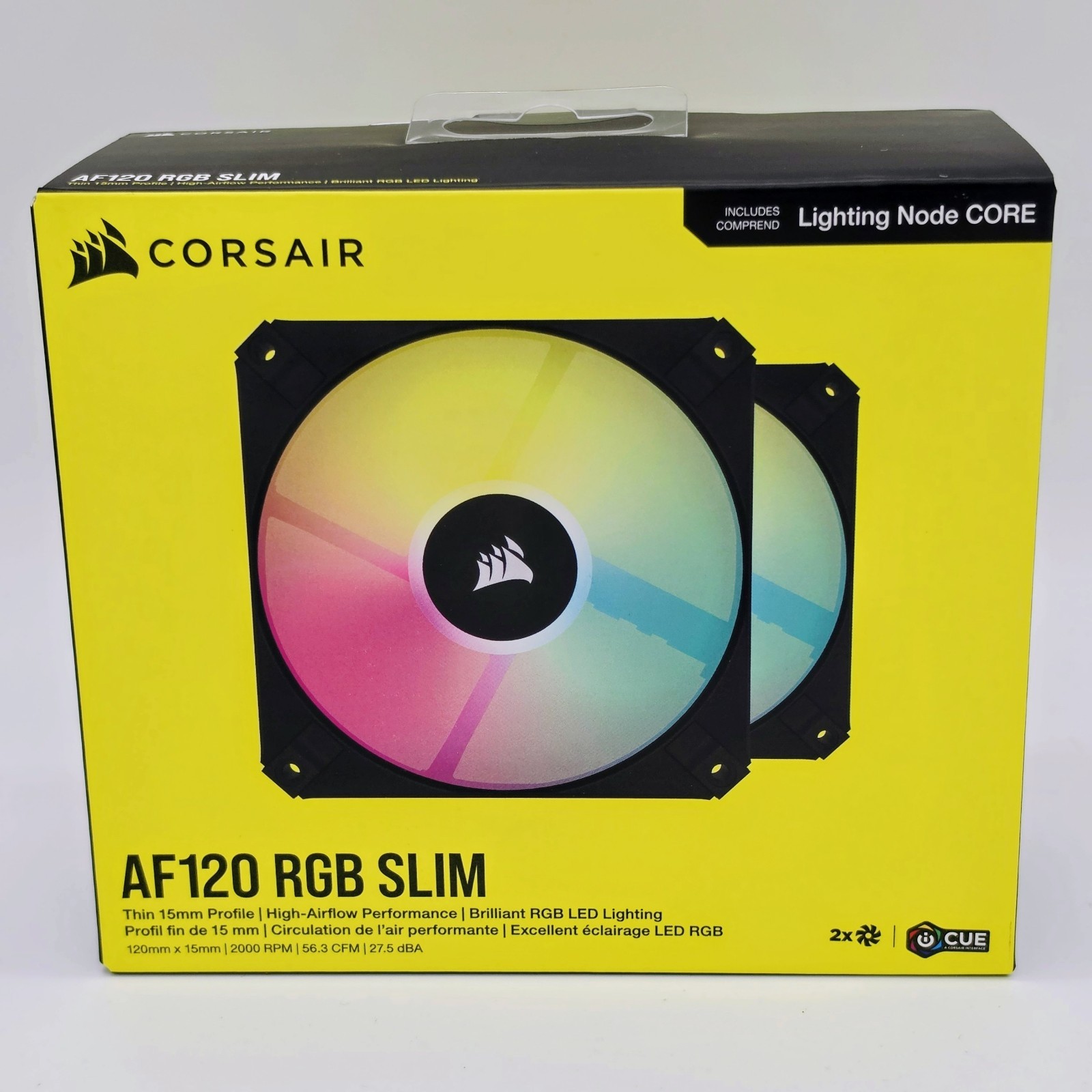 ✨ NEW/SEALED✨ Corsair ICUE AF120 RGB SLIM 120mm PWM Fluid Dynamic Bearing Fan