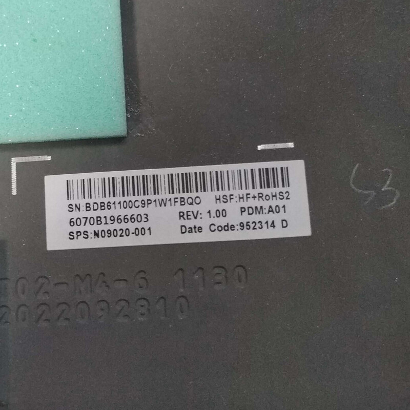 Laptop New For HP Elitebook 845 840 G9 LCD Back Cover Rear Lid N09020-001