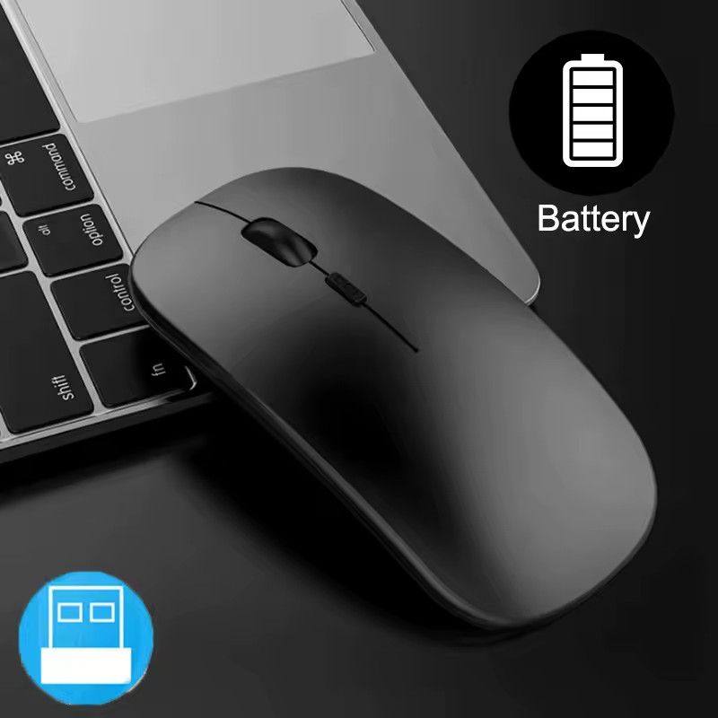 Slim Wireless Mouse 2.4GHz Optical Mice 1600DPI Ergonomic Mouse: New – Fast Ship