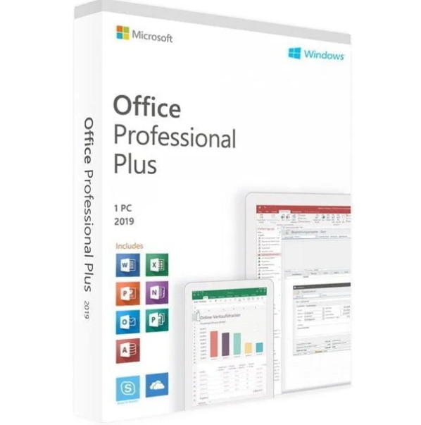 Office Professional Plus 2019 DVD | Sealed Retail Package | 1 PC for Windows