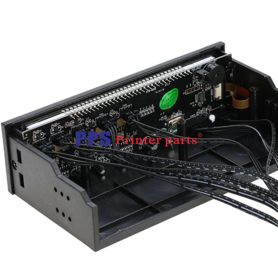 New 5.25″ Fan Controller 5 Channel Control Temperature Monitor Fan Speed Display