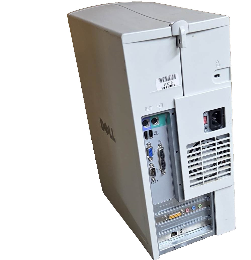 Retro Dell Dimension L550r minitower PIII PC, CD-RW, 20GB HD, clean Windows 98SE