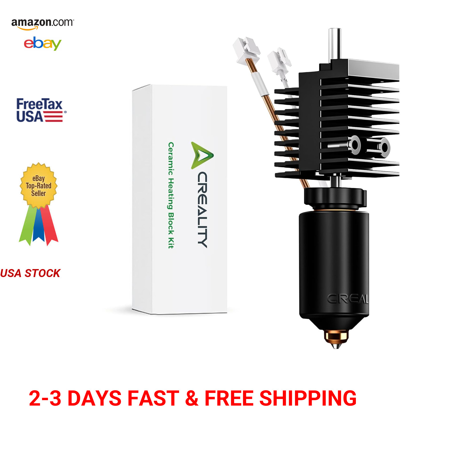 Creality K2 Ceramic Heating Block Hotend Kit High Temperature All Metal for 3D