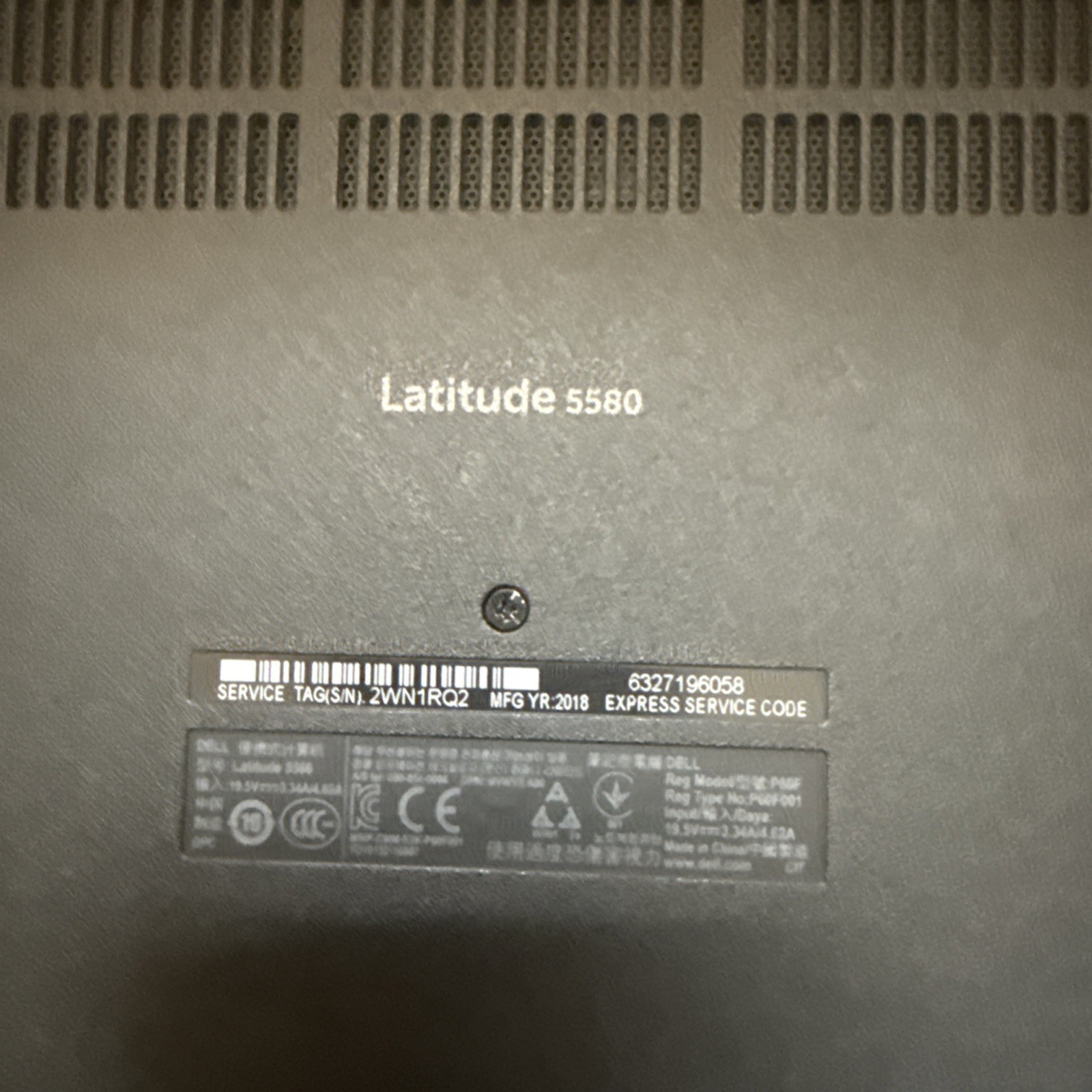 Dell Latitude 5580 Laptop i5-6300U 2.4GHz 16GB 256GB SSD Win11 pro