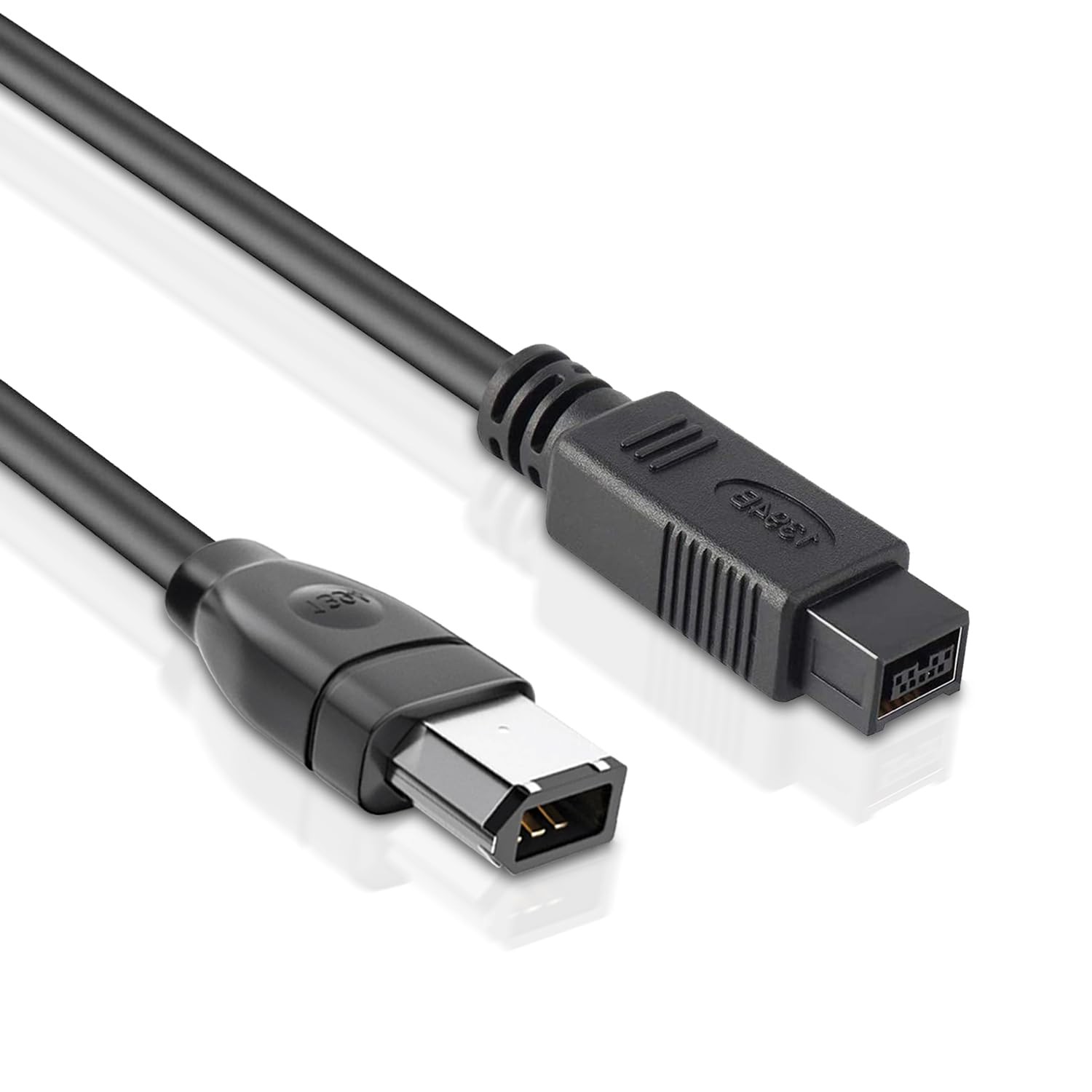 Firewire 800 to 400 Cable 6ft 9-Pin to 6-Pin IEEE 1394 Cord for Mac Pro