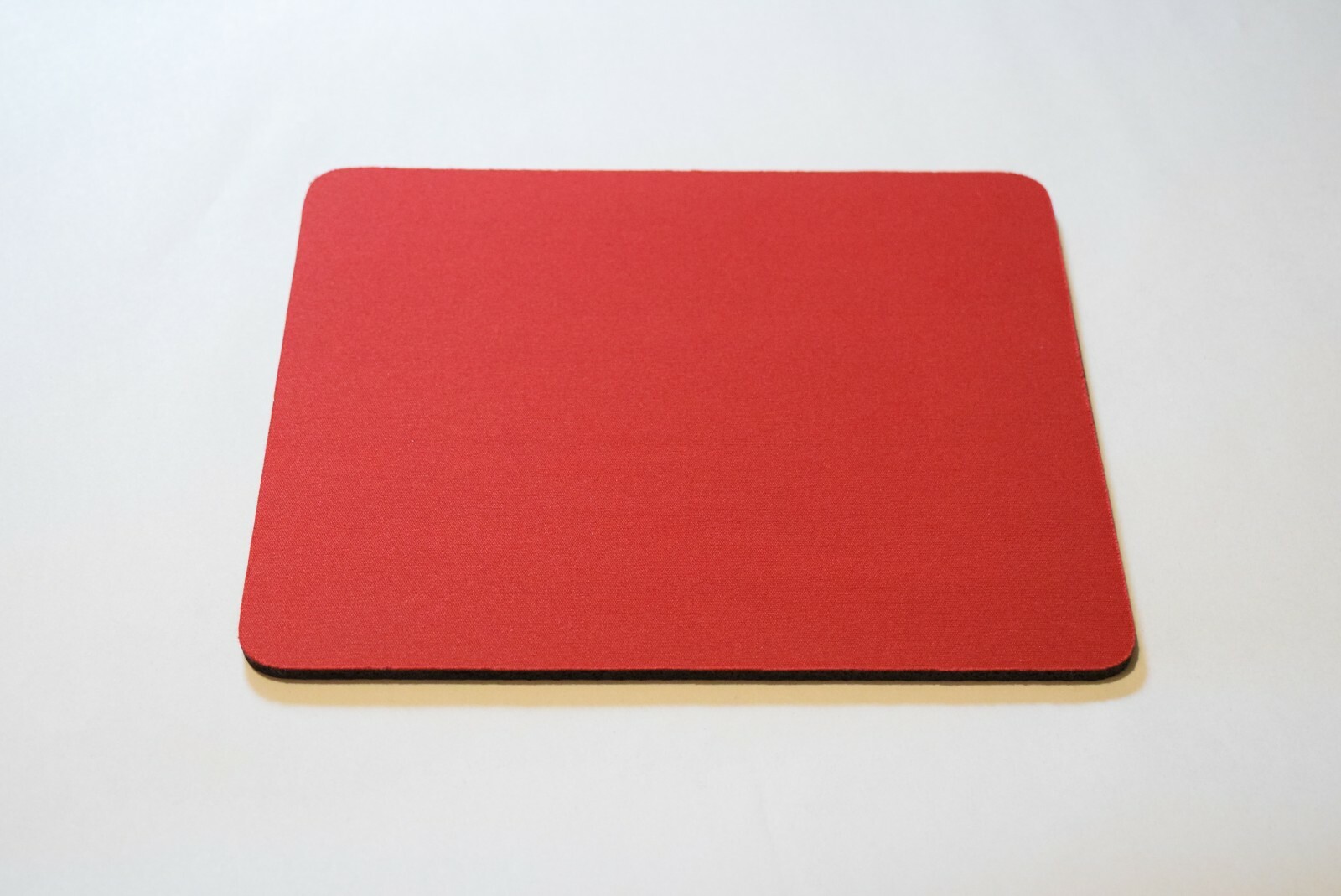 Non-Slip Solid Red Mousepads for Computer (Set of Two) New 9.25 in. x 7.75 in.