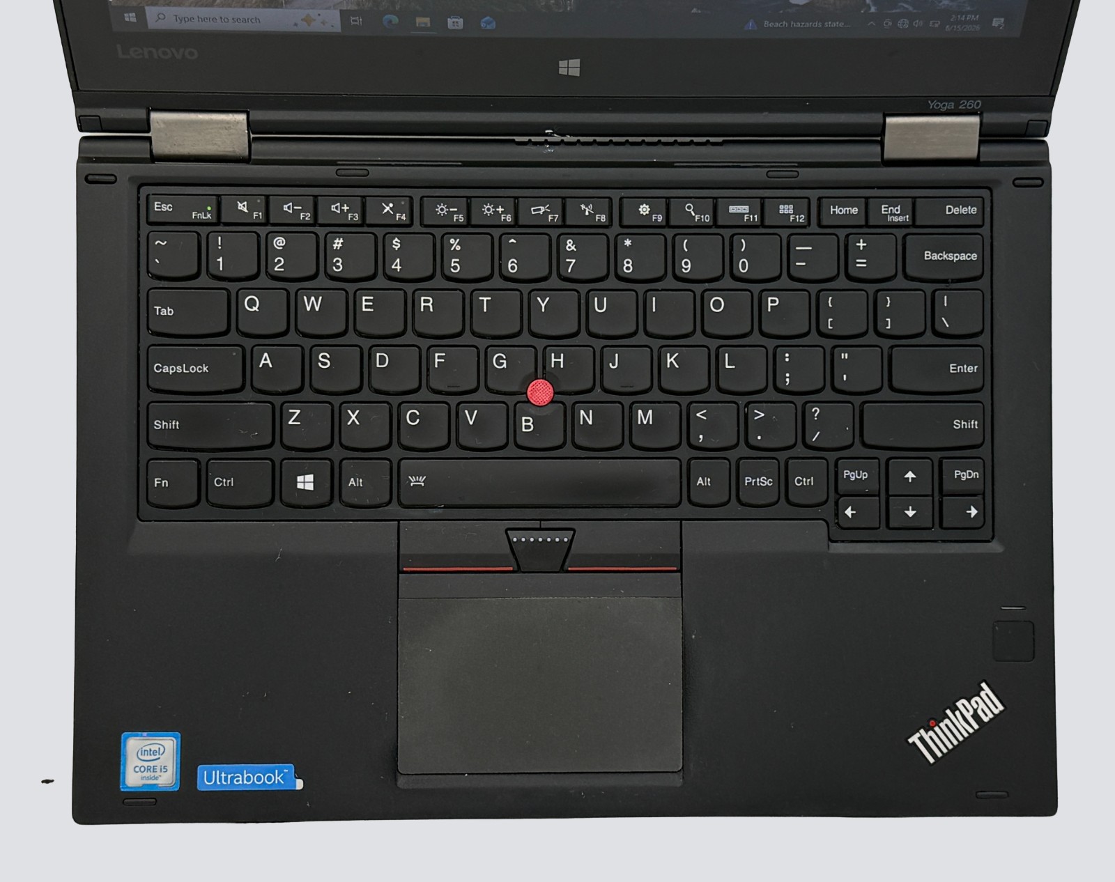 Lenovo Thinkpad Yoga 260(2in1) i5-6200u 2.3GHz 8GB RAM 128GB HD-Touch-BH: 62.4%