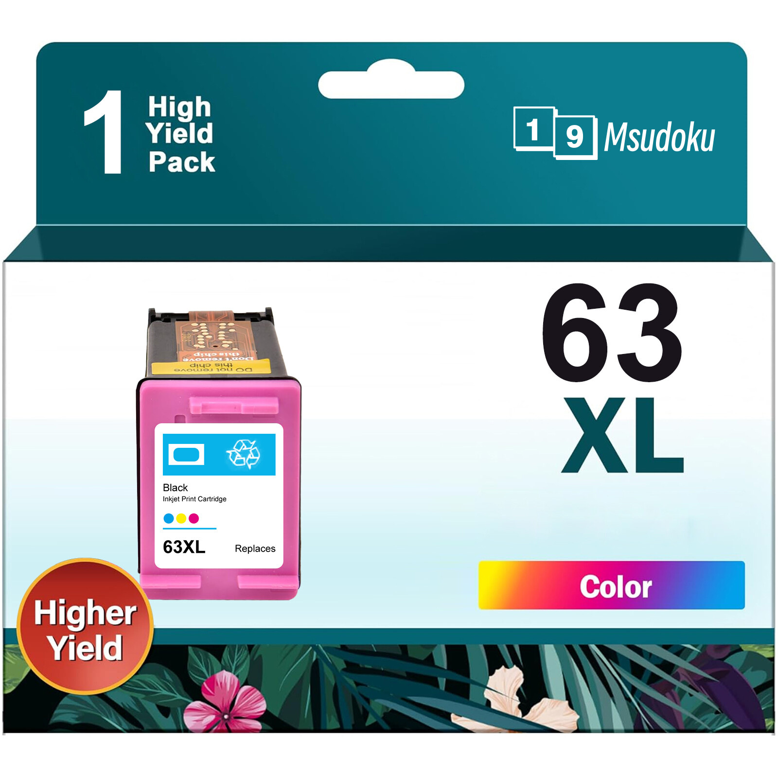 63XL Ink Cartridge Lot for HP 63 XL OfficeJet 3830 4650 4655 ENVY 4512 4516 4520