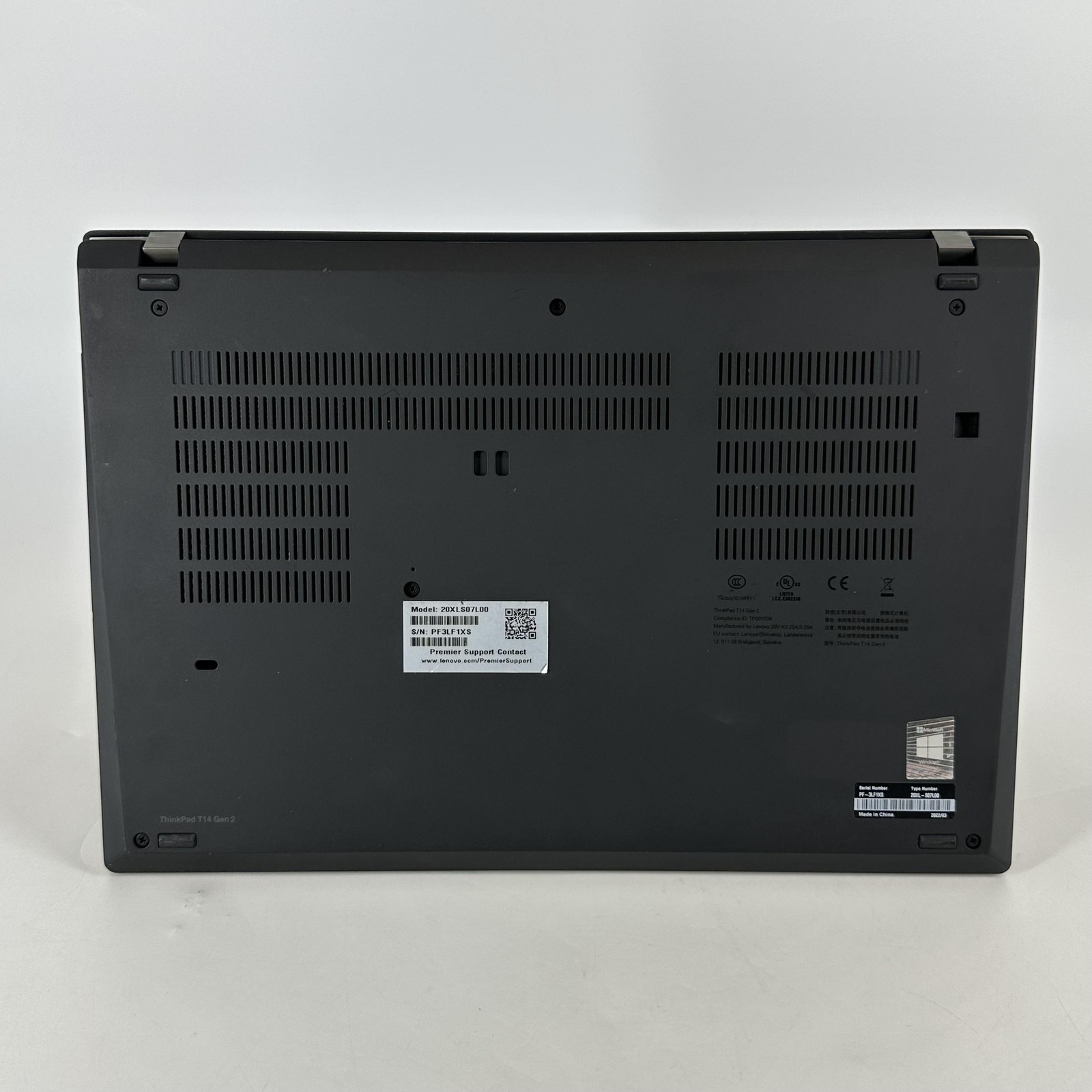 Lenovo ThinkPad T14 Gen 2 FHD 2.3 GHz Ryzen 5 PRO 5650U 16GB 256GB SSD Good