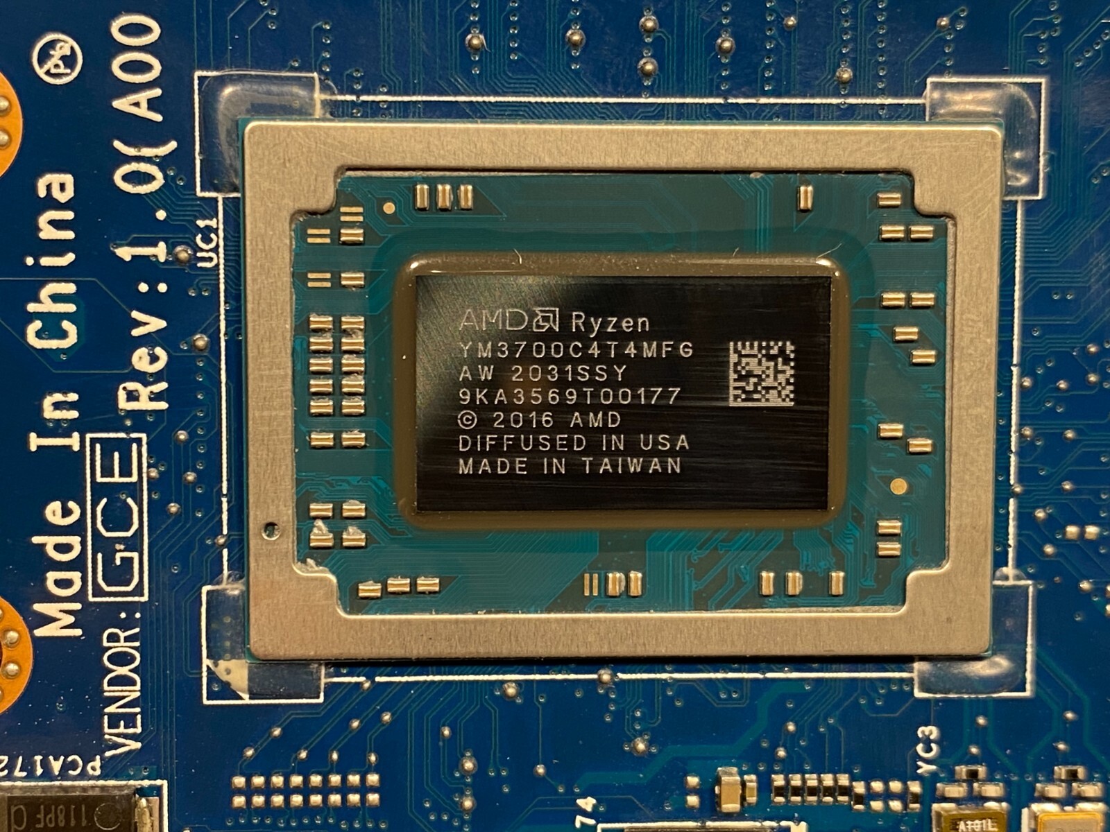 For Dell Inspiron 3505 AMD Ryzen 7 3700U Motherboard LA-K001P DRFWY