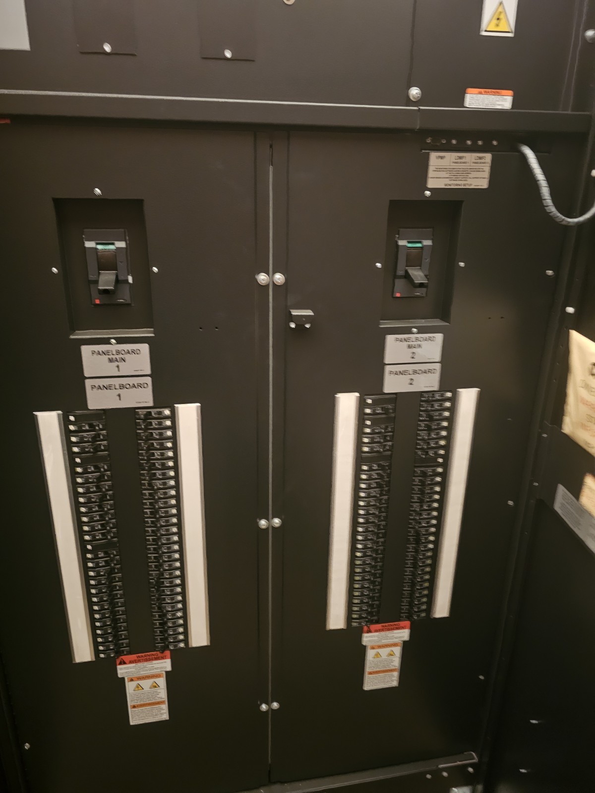 Liebert PPA050C331S6448 480V 3P power Distribution Unit 208/120
