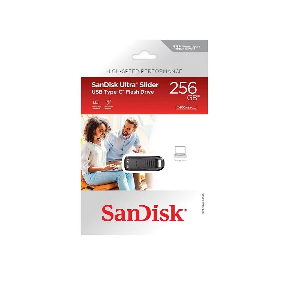 SanDisk 256GB Ultra Slider USB Type-C Drive SDCZ480-256GB