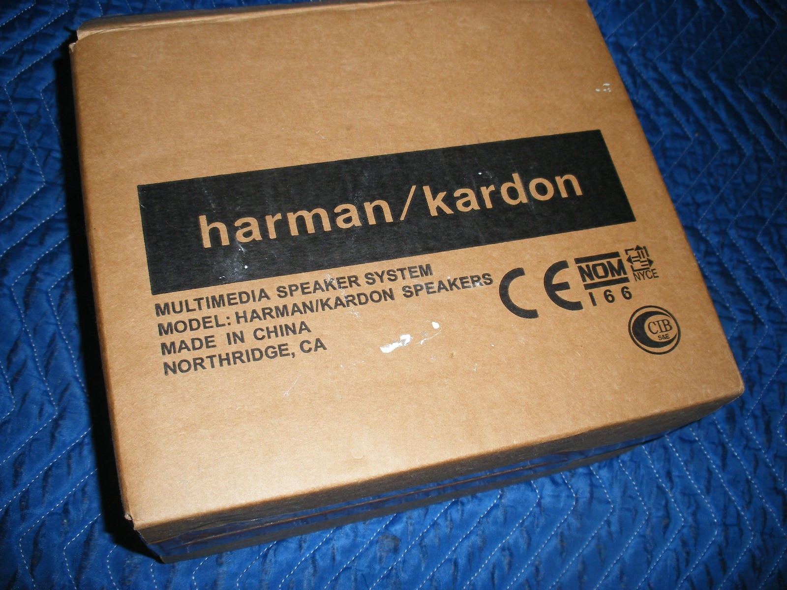 HARMAN KARDON HK206 5N356 STEREO DESKTOP PC POWERED SPEAKERS + AC POWER SUPPLY