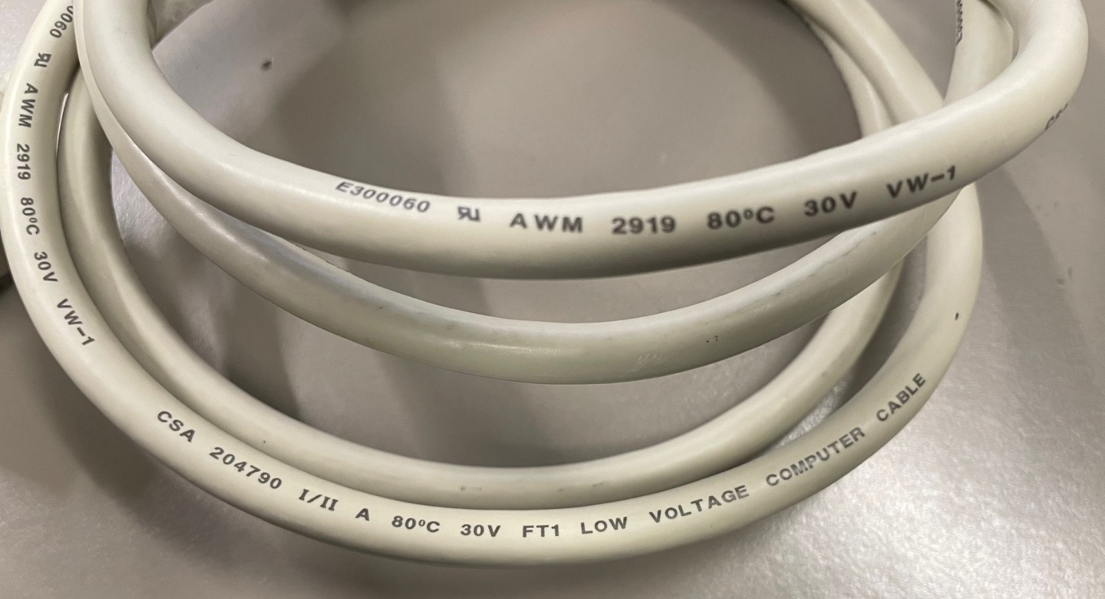 6 feet SCSI I/II 50 pin male to male computer cable