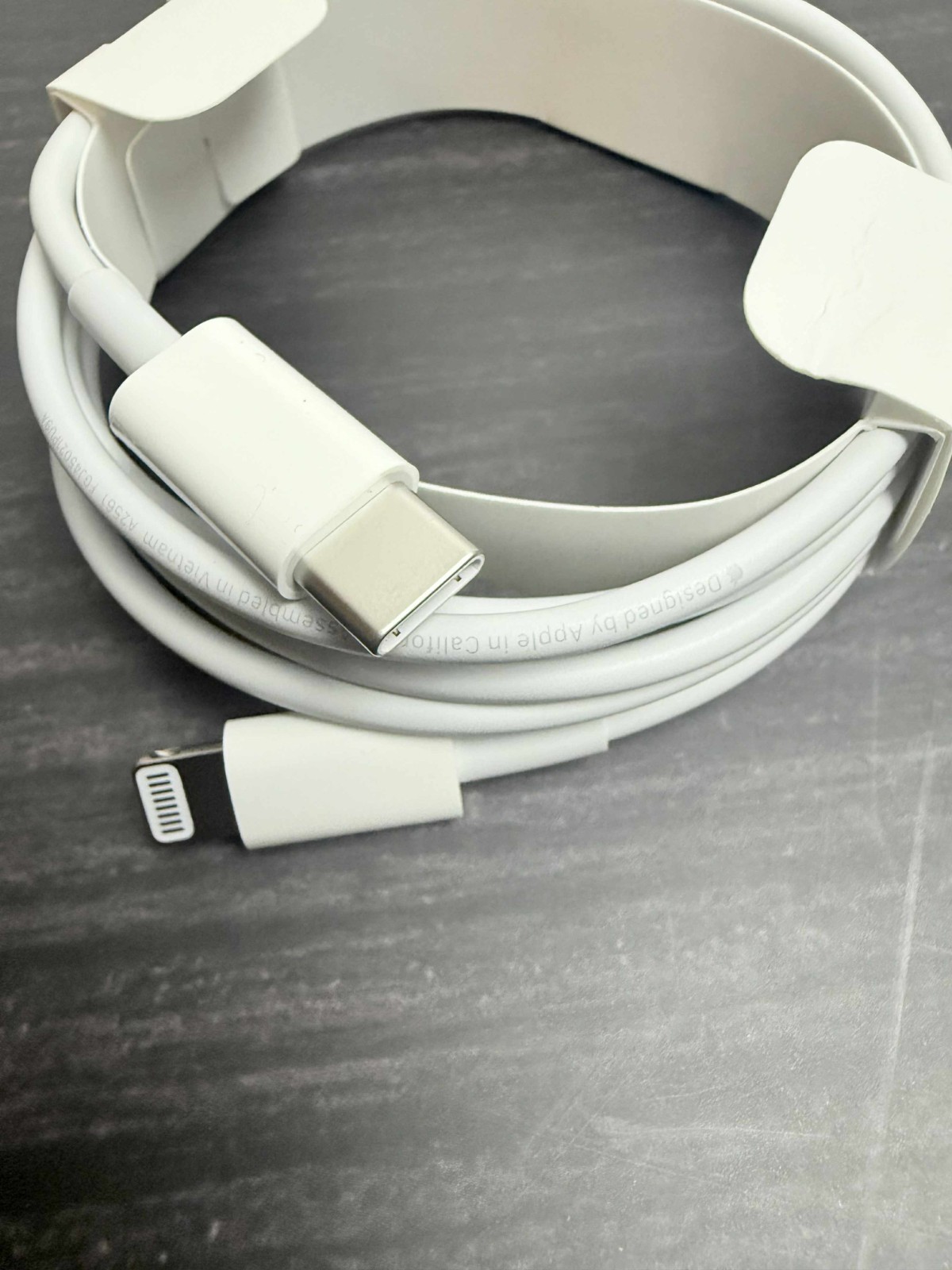 2x GENUINE Apple USB-C to Lightning Charging Cables 1m LOT OF 2 A2561 MM0A3AM/A