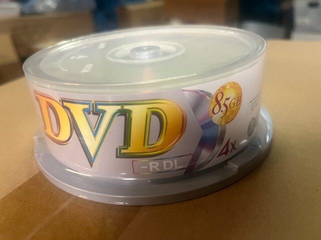 10PCS RIDATA DVD-R DL Dual Layer Discs, 4X, 8.5GB w/Clr Slim Poly Case Free Ship