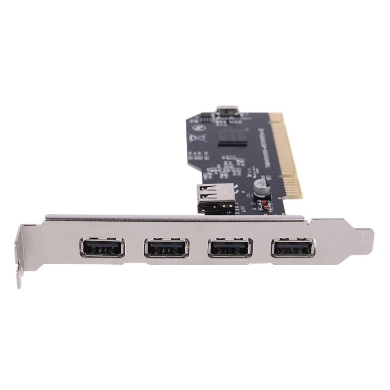 5 Ports USB 2.0 PCI Controller Expansion Card 480Mbps Converter NEC720101 Driver