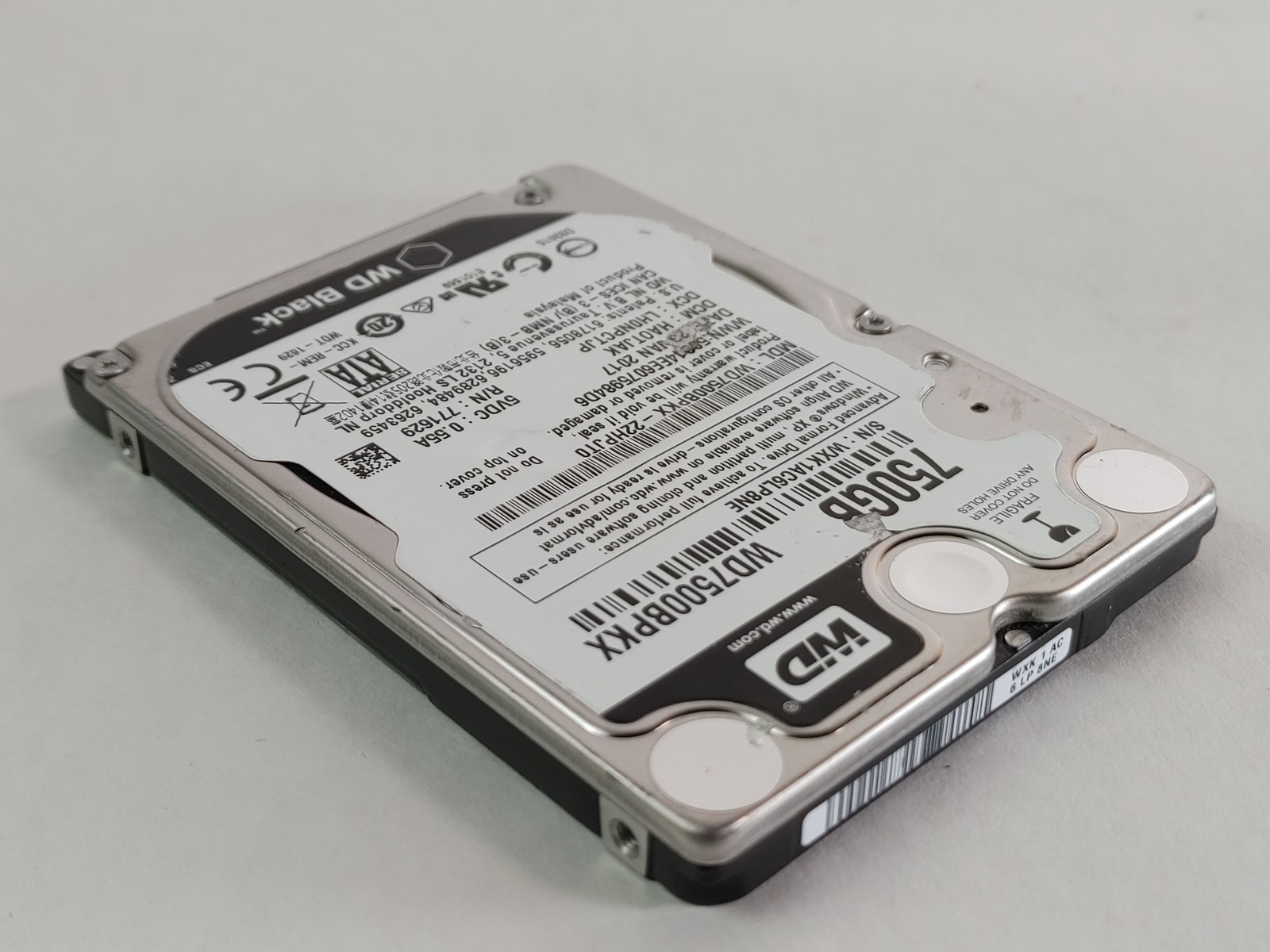 Western Digital WD Black WD7500BPKX 750GB 2.5″ SATA III Laptop Hard Drive