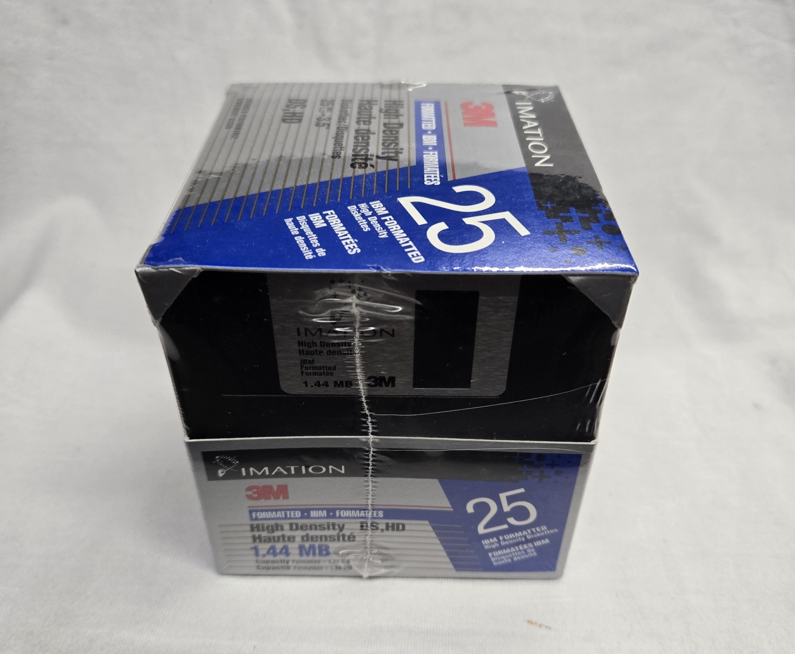 25 New 3M Imation 1.44 MB High Density DS,HD 3.5″ Floppy Disks