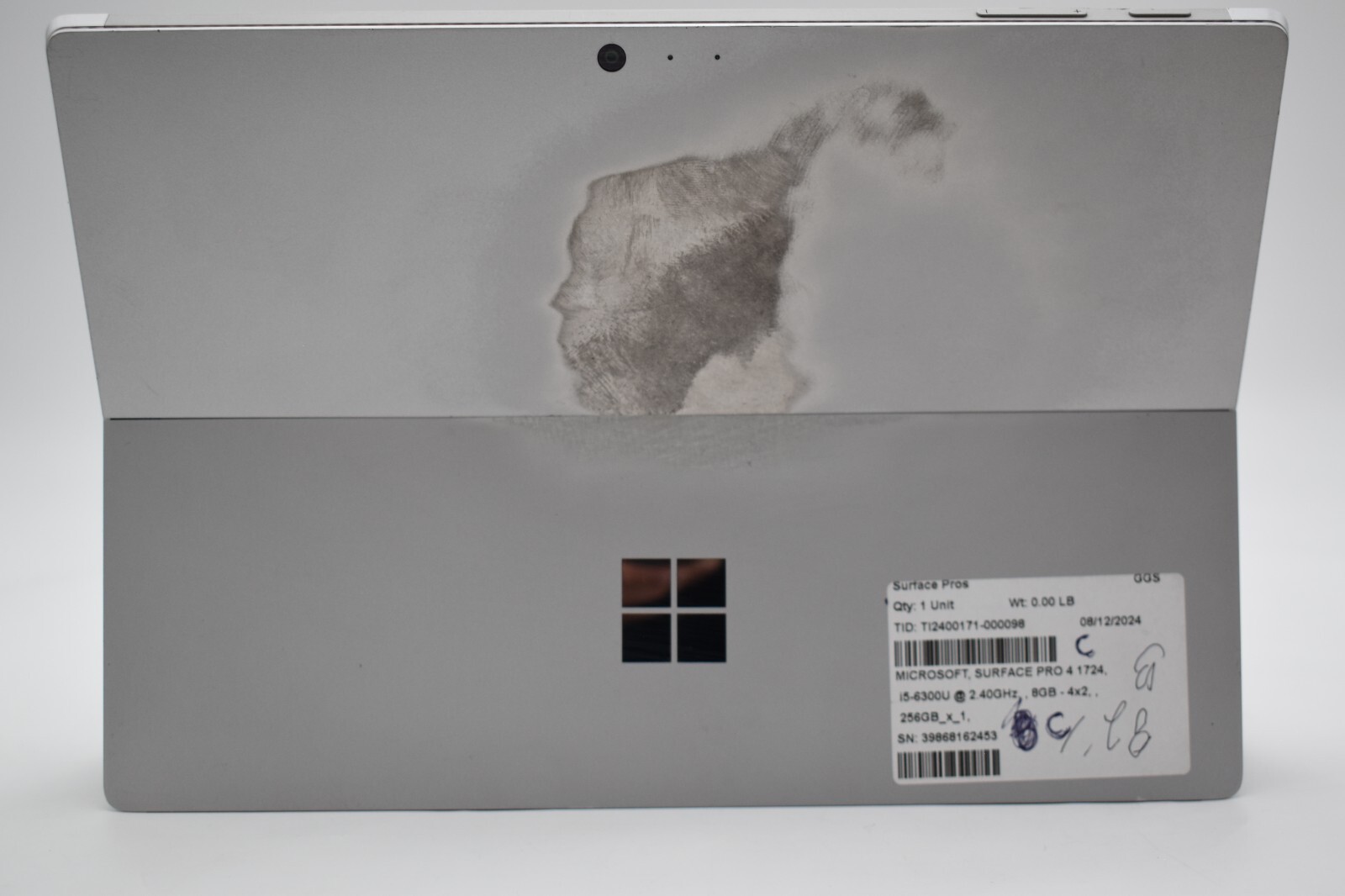 MicroSoft SURFACE PRO 4 1724 i5-6300U 2.4GHz 8GB 256GB SSD WIN11 +Keyb. *READ
