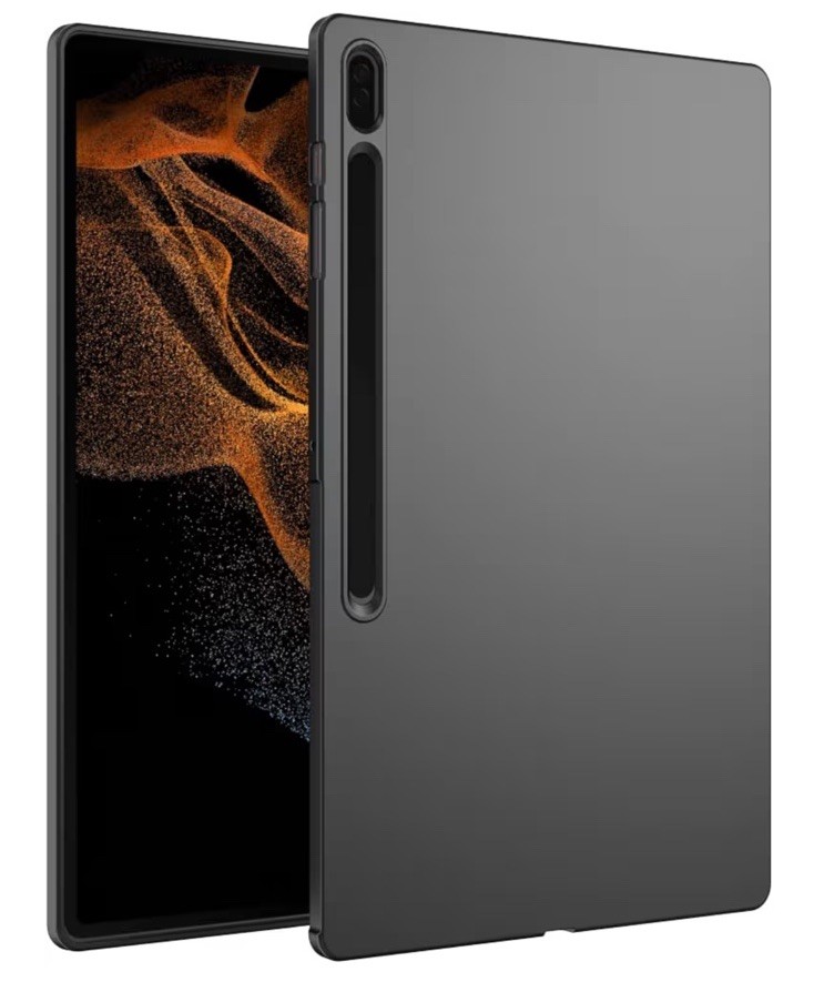 Case for Galaxy Tab S8/S9 Ultra 14.6 Inch, Thin Protective Cover, Black
