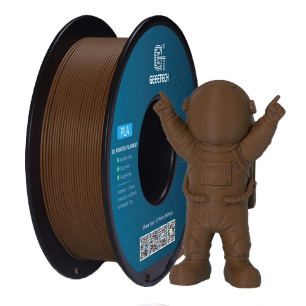 GEEETECH Filament Matte PLA Browm 1.75mm 1kg/roll Consumables For FDM 3D Printer