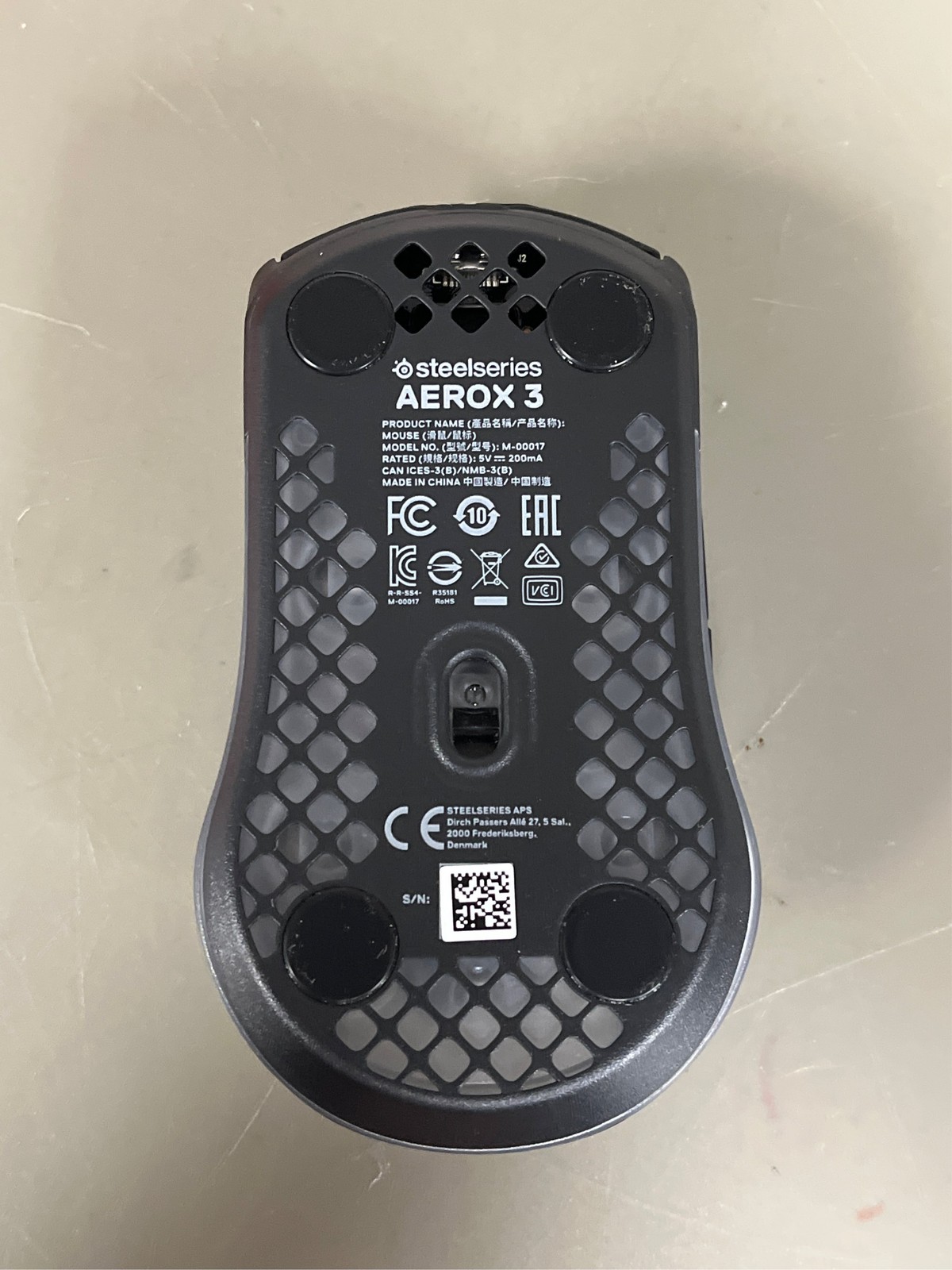 SteelSeries Aerox 3 – Super Light Gaming Mouse – 8,500 CPI TrueMove Core Optical