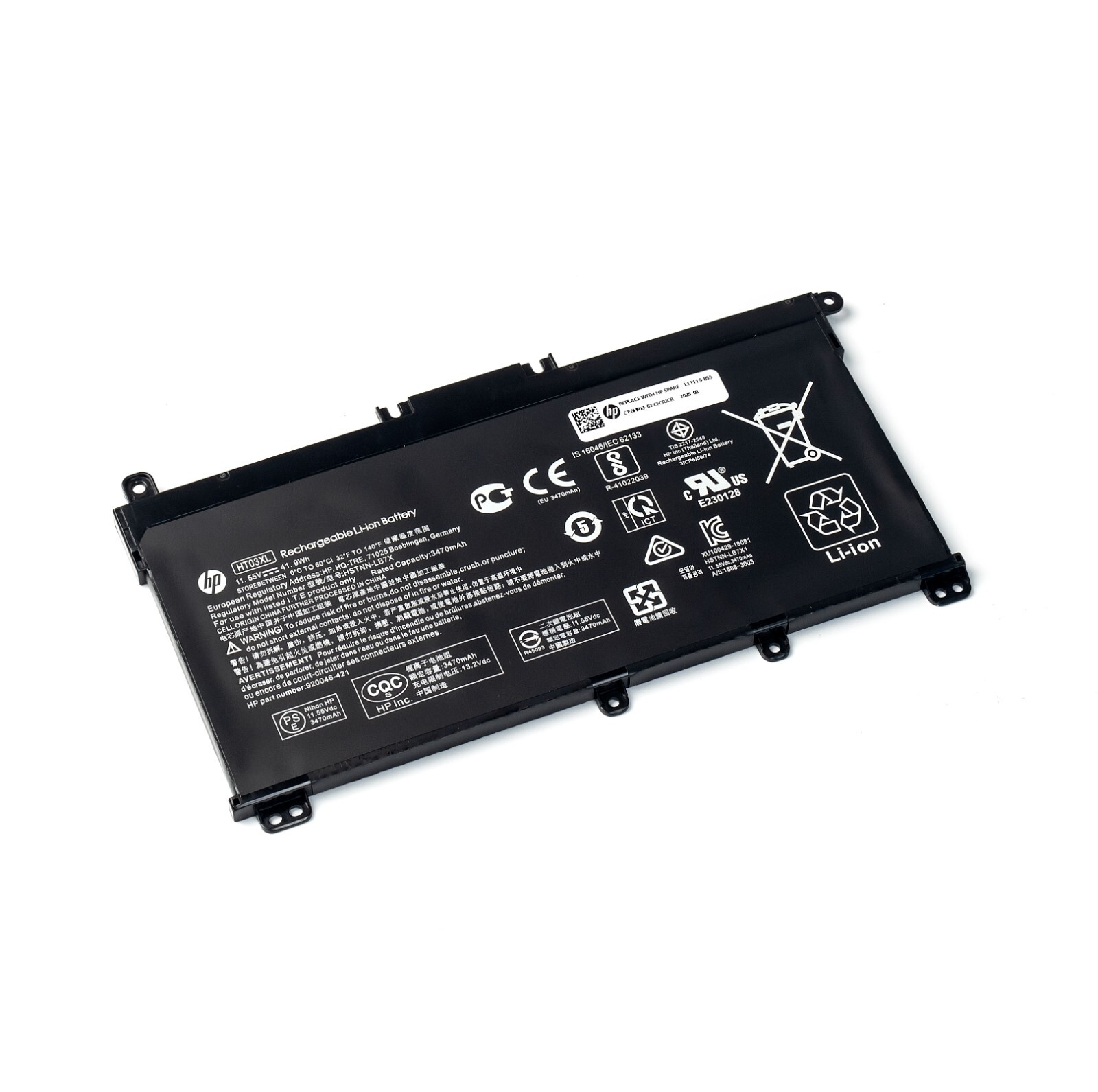 Genuine OEM HP HT03XL Battery Pavilion 14 Series L11421-2C2 L11119-855 15-CS NEW