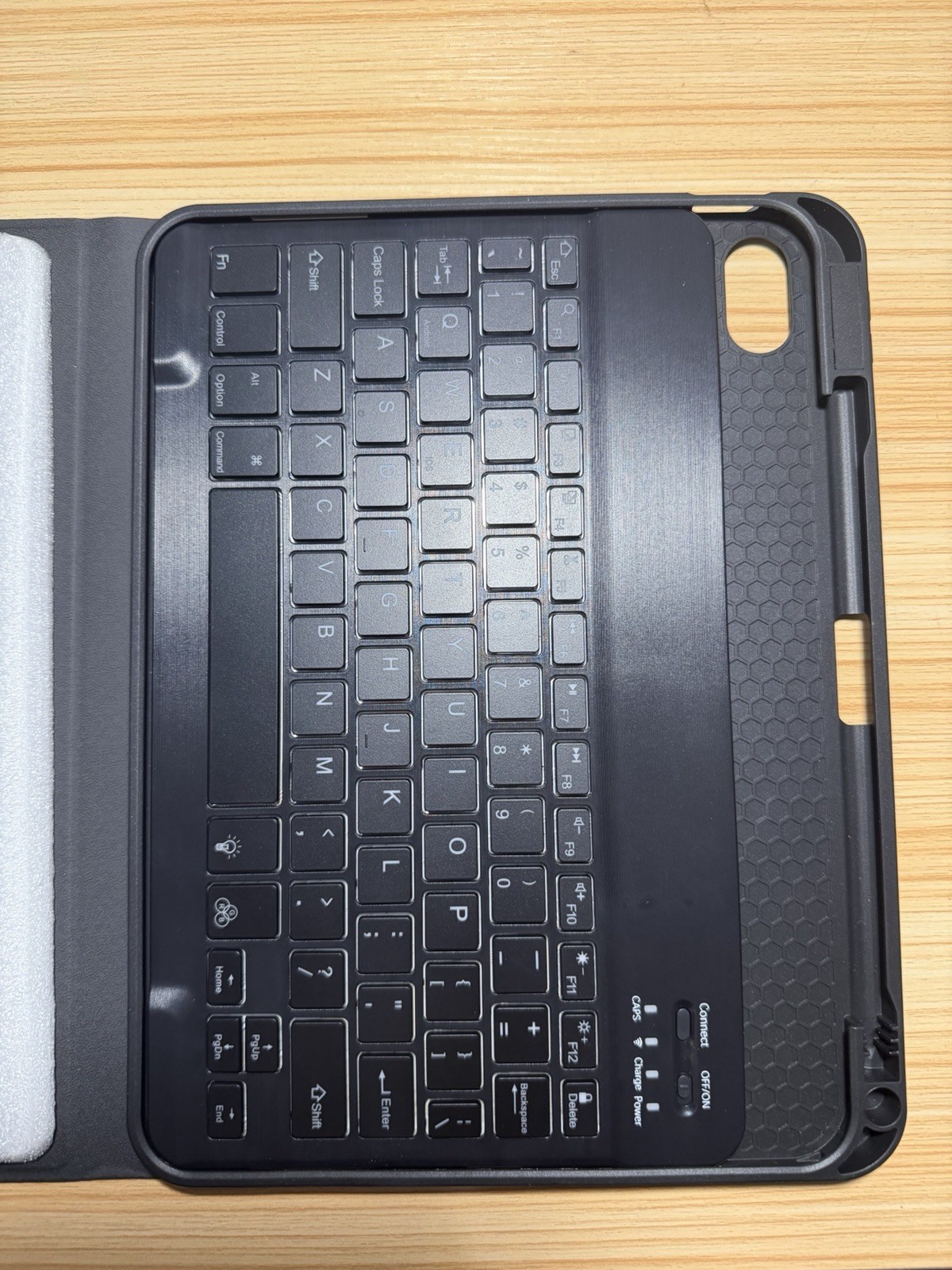 Black Synthetic Leather Keyboard Folio Case FOR IPAD 10TH GEN 10.9 INCH ✅✅