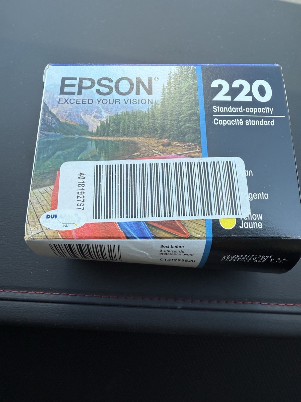 Lot Of Epson 220 Ink Black Cyan Magenta Yellow T220520 None Expired – READ