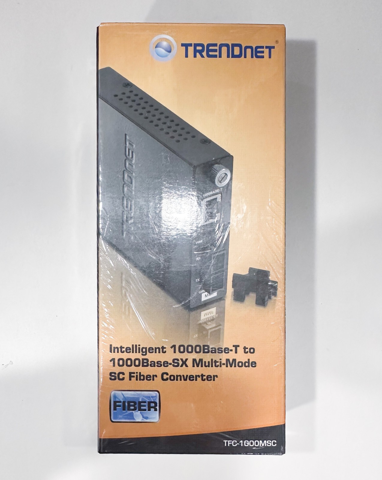 TRENDnet TFC-1000MSC 1000Base-T to 1000Base-SX Multi-Mode SC-Fiber Converter NEW