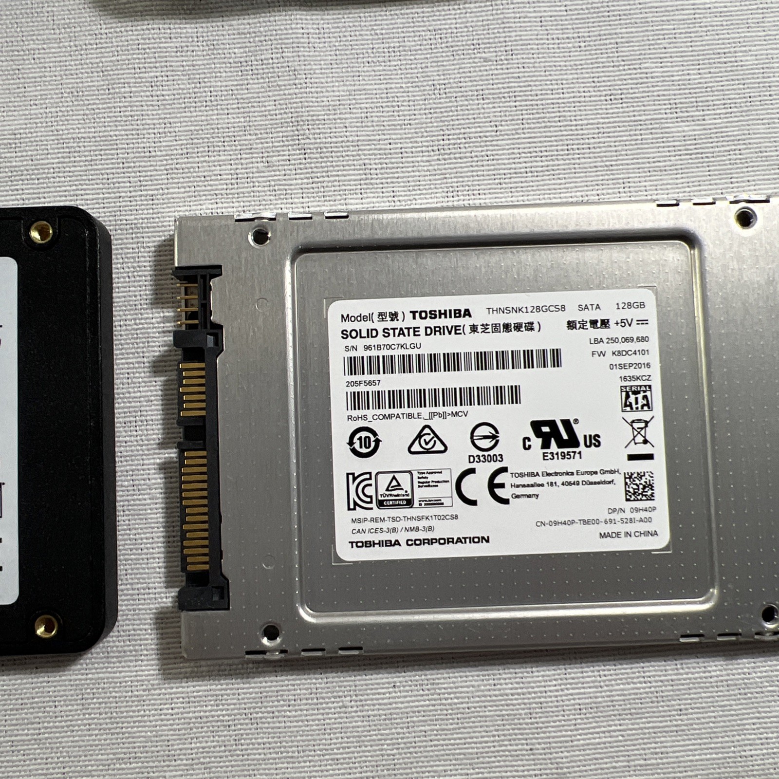 Lot of 11 1TB/ 500/640/750/128/250/480/512 GB HDD/ SSD *Tested & Formatted*