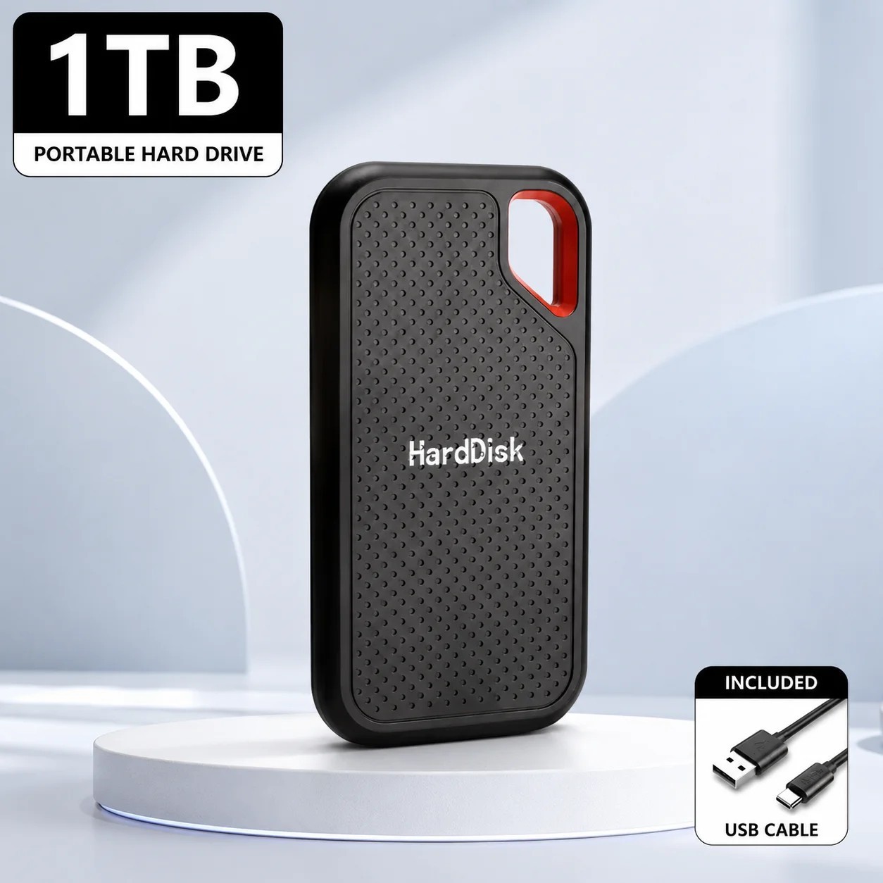 External hard drive 4tb High Speed Capacity Solid State Usb3.2 Laptop Mac And PC