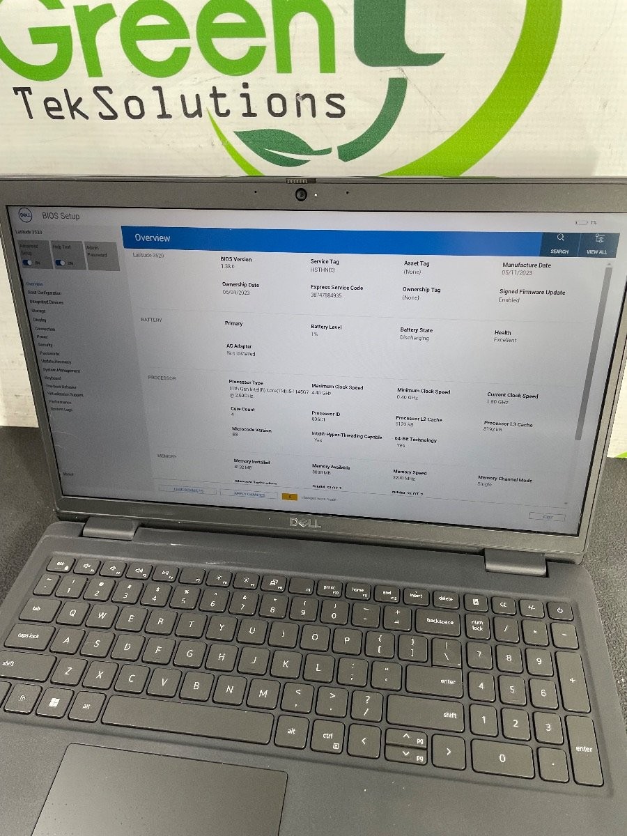 Dell Latitude 3520 15.6″ i5-1145G7 2.6GHz 8GB 256GB NVMe Win11 Pro – READ
