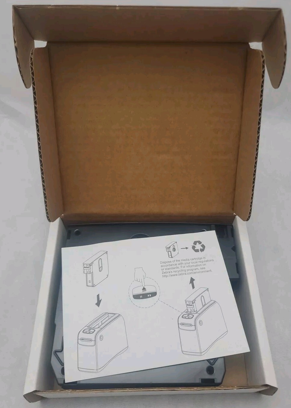 6 Pk Zebra 10015355K 1″×11″ Adult Z-Band UltraSoft Wristband Cartridge 175 White